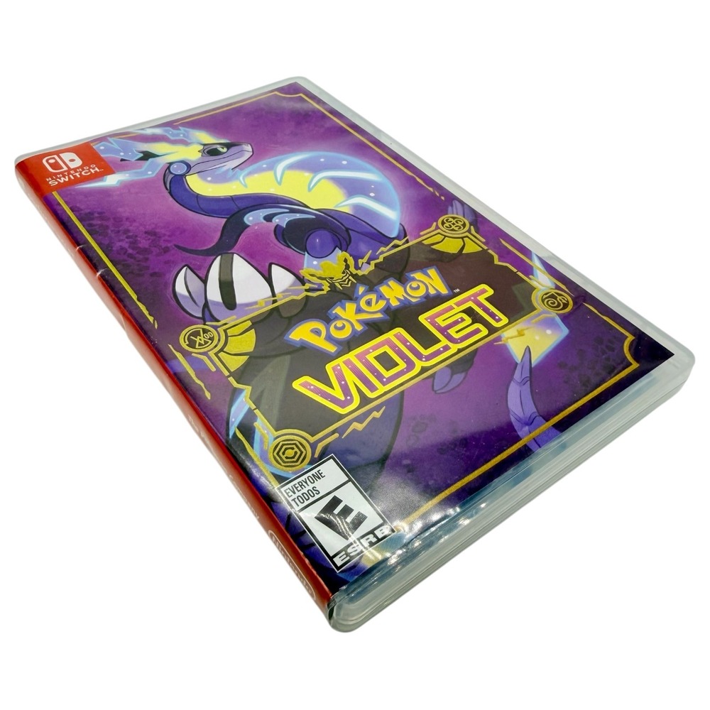 Nintendo Pokemon Violet Nintendo Switch Case and Art Only Good Condition